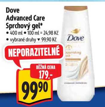 Dove Advanced Care Sprchový gel, 400 ml 