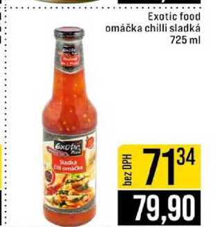 Exotic food omáčka chilli sladká 725 ml 