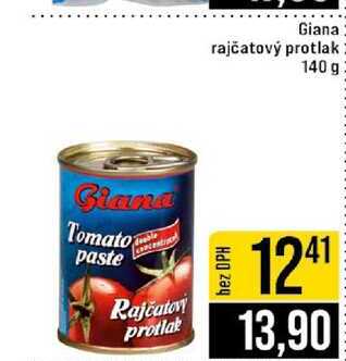 Giana rajčatový protlak 140 g 