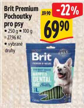 Brit Premium Pochoutky pro psy, 250 g