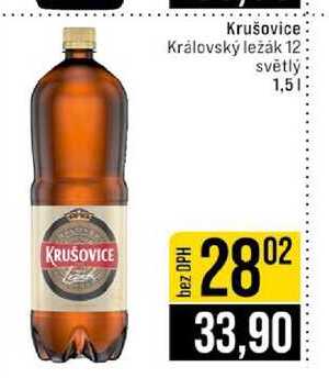 Krušovice Královský ležák 12 světlý 1,5l
