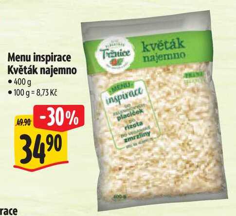 Menu inspirace Květák najemno, 400 g