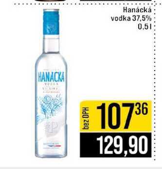 Hanácká vodka 37,5% 0,5l