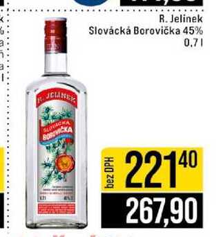 R. Jelinek Slovácká Borovička 45% 0.7l