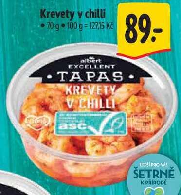 Krevety v chilli, 70 g 