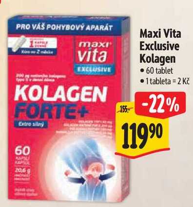 Maxi Vita Exclusive Kolagen, 60 tablet 