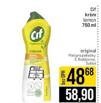 Cif krém lemon 750 ml