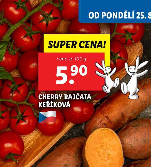 CHERRY RAJČATA KEŘÍKOVÁ, cena za 100 g