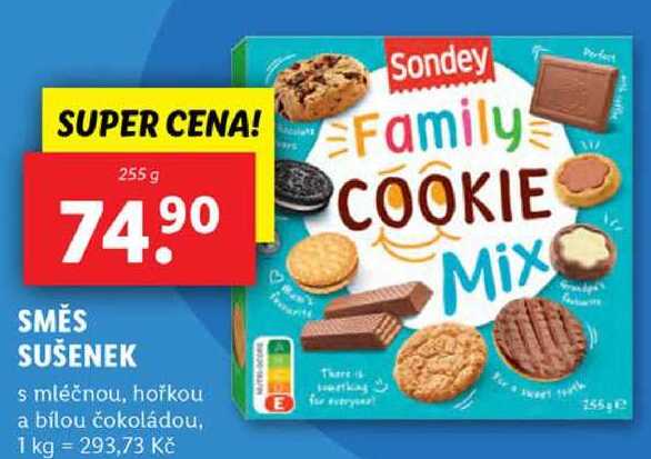 SMĚS SUŠENEK, 255 g