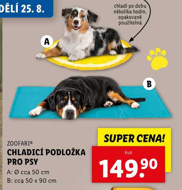 CHLADICÍ PODLOŽKA PRO PSY 