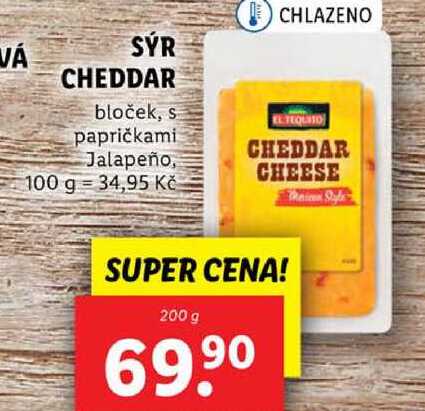 SÝR CHEDDAR, 200 g