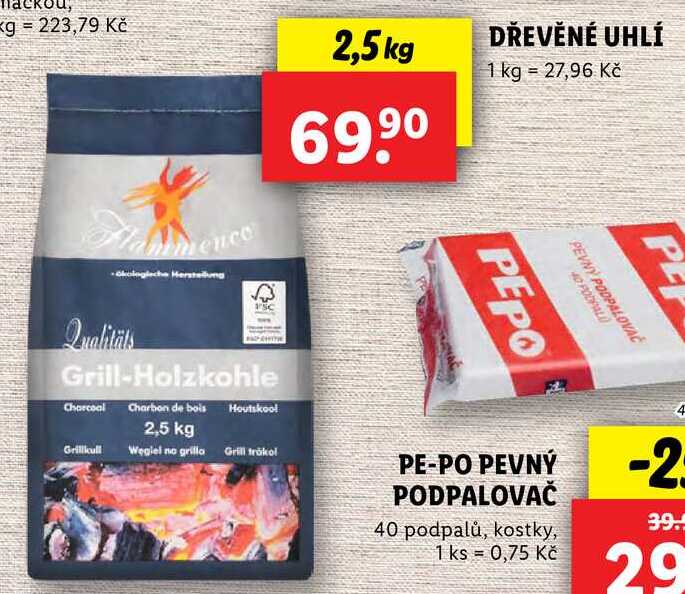 DŘEVĚNÉ UHLÍ, 2,5 kg
