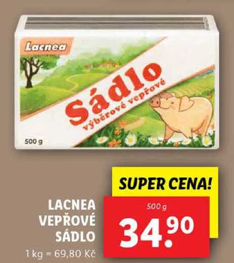 LACNEA VEPŘOVÉ SÁDLO, 500 g