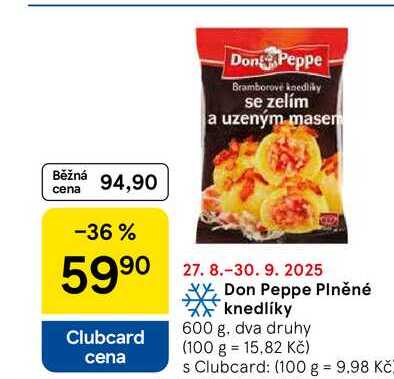 Don Peppe Plněné knedlíky, 600 g 