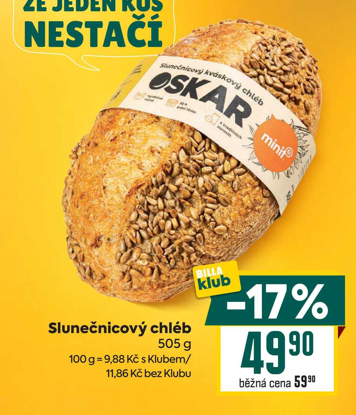 Slunečnicový chléb 505 g
