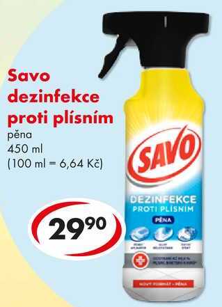 Savo dezinfekce proti plísním, 450 ml 