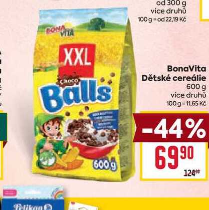 BonaVita Dětské cereálie 600 g 