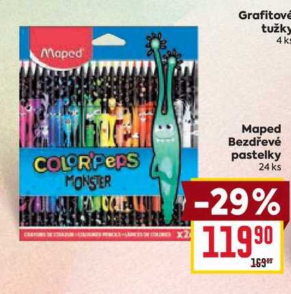 Maped Bezdřevé pastelky 24 ks