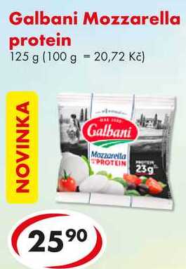 Galbani Mozzarella protein, 125 g