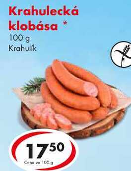 Krahulecká klobása, 100 g 