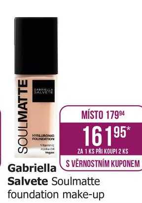 Gabriella Salvete Soulmatte foundation make-up 