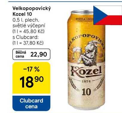 Velkopopovický Kozel 10, 0.5 l