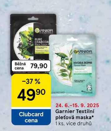 Garnier Textilní pleťová maska, 1 ks, více druhů 