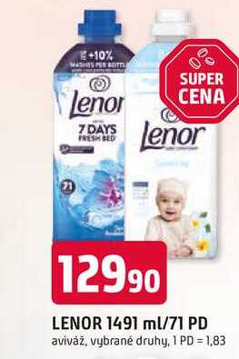 LENOR 1491 ml/71 PD aviváž, vybrané druhy