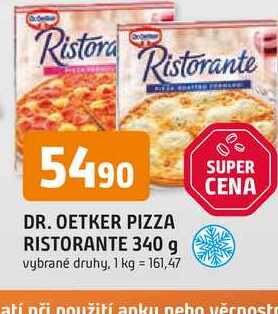  DR. OETKER PIZZA RISTORANTE 340 g 