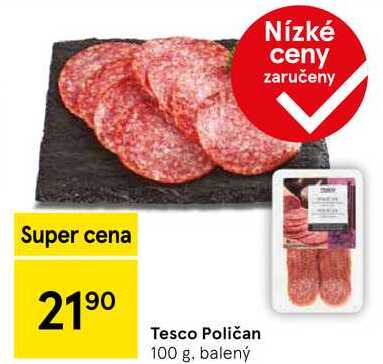 Tesco Poličan, 100 g
