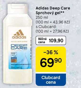 Adidas Deep Care Sprchový gel, 250 ml  