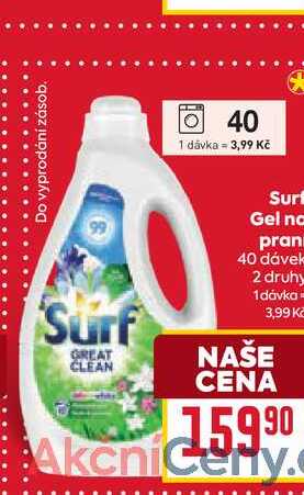 Surf Gel na praní 40 dávek 