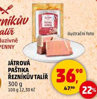 JÁTROVÁ PAŠTIKA ŘEZNÍKŮV TALÍŘ, 300 g
