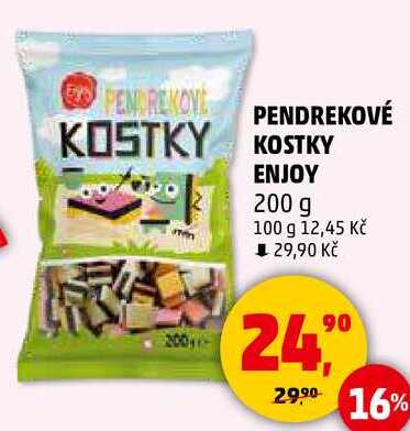PENDREKOVÉ KOSTKY ENJOY, 200 g  