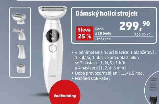 Dámský holicí strojek  