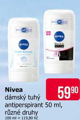 Nivea Tuhý antiperspirant 50ml, vybrané druhy