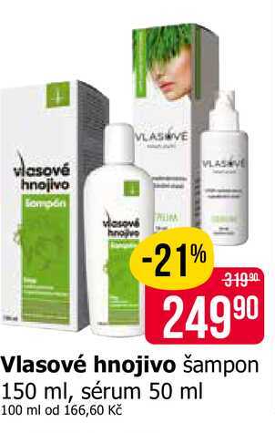 Vlasové hnojivo šampon 150 ml