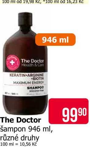 The Doctor šampon 946 ml, různé druhy 