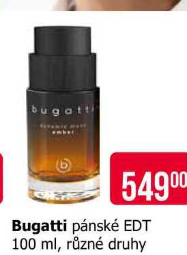 Bugatti pánské EDT 100 ml, různé druhy 