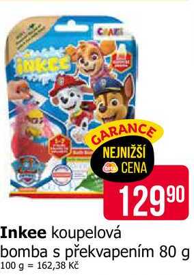 Inkee koupelová bomba s překvapením 80 g