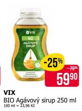 VIX Agávový sirup 250 ml