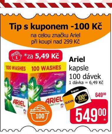 Ariel kapsle 100 dávek