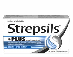STREPSILS Plus 24 pastilek