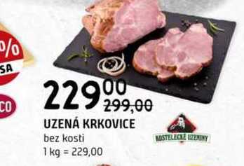 UZENÁ KRKOVICE bez kosti 1 kg