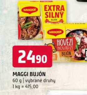 MAGGI BUJÓN 60 g vybrané druhy 