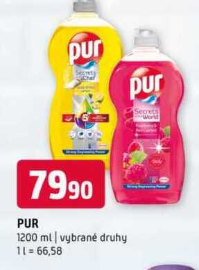 PUR 1200 ml vybrané druhy 