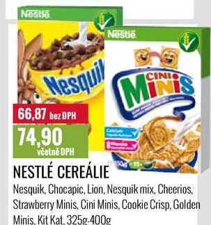 NESTLÉ CEREÁLIE 325g-400g 