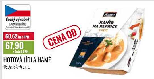 HOTOVÁ JÍDLA HAMÉ 450g
