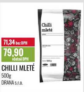 CHILLI MLETÉ 500g