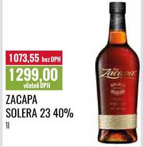 ZACAPA SOLERA 23 40% 1l